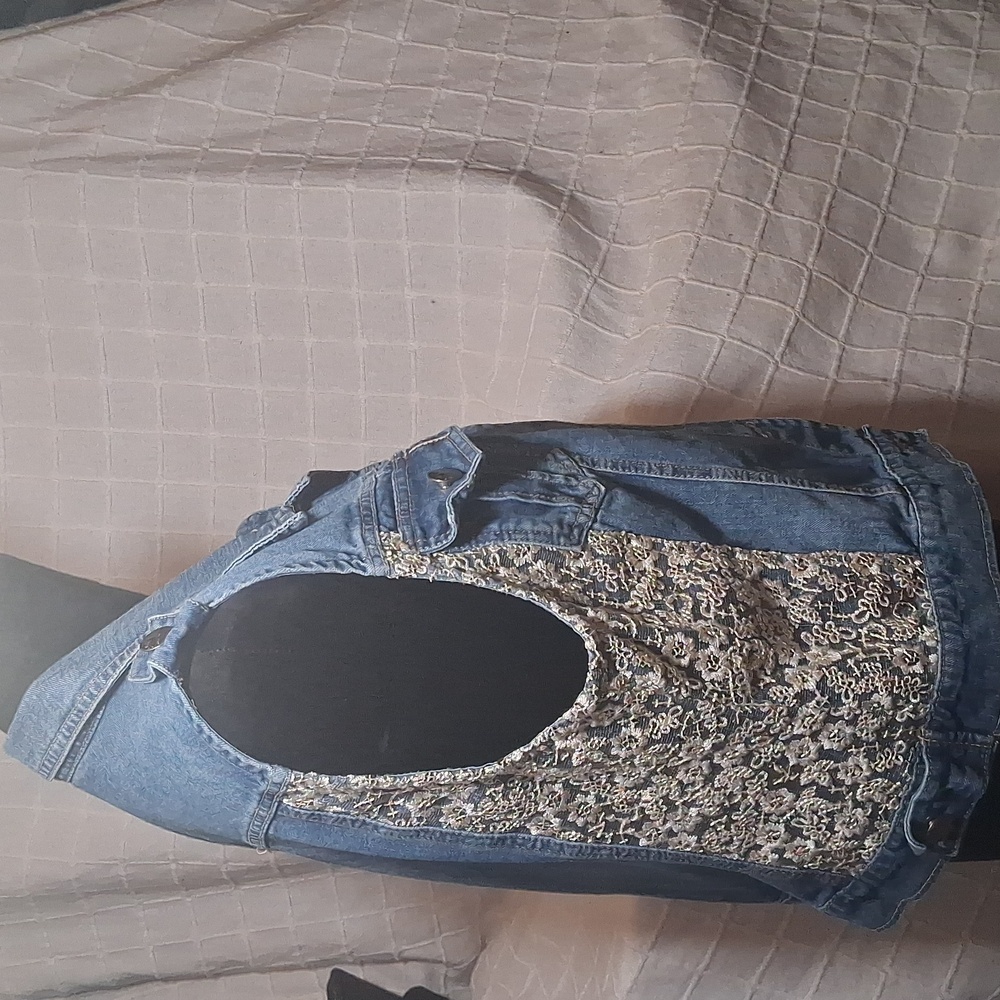 Buzz Denim Vest Jacket W 1XL - Picture 4 of 6